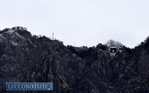 L'arrivo della funivia dei piani d'Erna