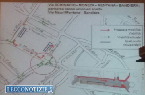 Le modofiche previste alla circolazione in zona di via Seminario
