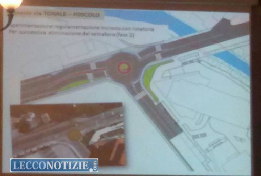 La nuova circolazione in via Tonale e via Foscolo