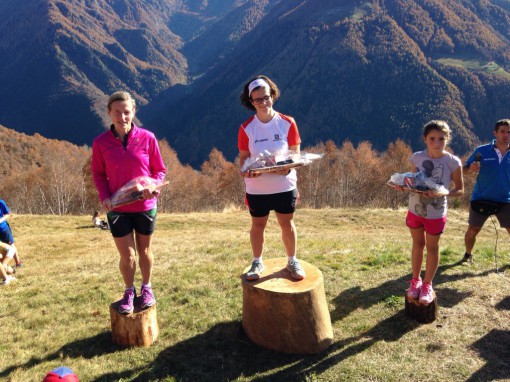 Il podio delle ragazze