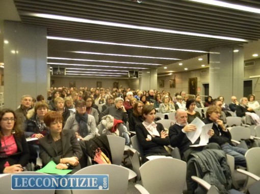 L'aula magna dell'ospedale Manzoni durante il convegno