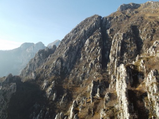 L'area tra l'attacco della cresta Osa e la bocchetta