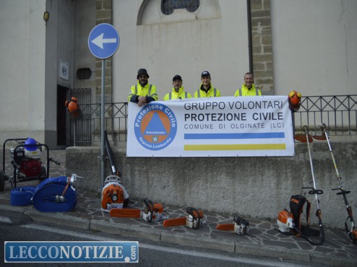 I volontari della protezione civile
