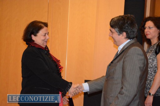 La consegna dell'onorificenza ad Alfonso Domenica Galbusera