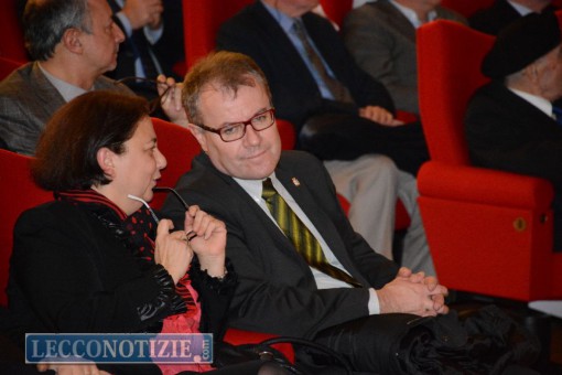 Il prefetto Baccari con il sindaco Virginio Brivio