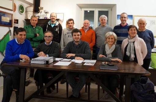 Il nuovo consiglio direttivo del Cai Grigne di Mandello. Il mandato è triennale.
