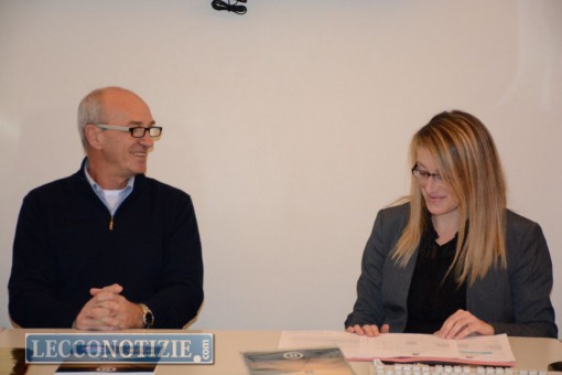 Il presidente Preda e l'assessore Bolognini