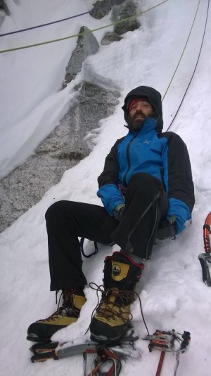 Alex Torrini subito dopo l'infortunio