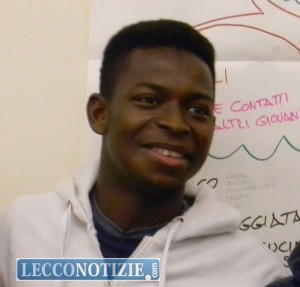 Balde, ospite al campo profughi del Bione