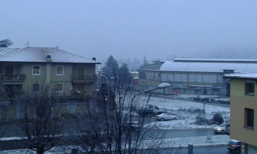 La neve nella Brianza oggionese