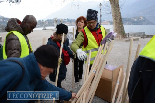 pulizia lungo lago (5)