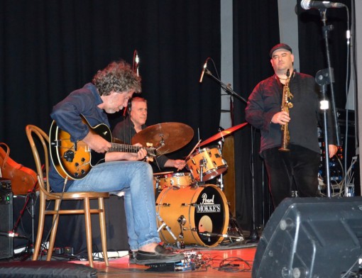 Un'immagine del Festival jazz "Controcorrente" del giugno 2015 a Mandello.