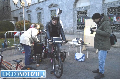 L'assessore all'Ambiente Ezio Venturini "testa" il presidio energetico dell'Istituto Fiocchi