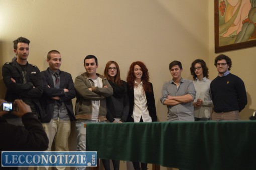 Gli studenti dell'istituto "Bovara"