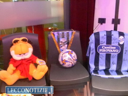 I doni della Calcio Lecco per Andreas