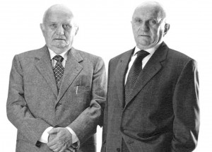 I fratelli gemelli Luigi e Antonio Riva, fondatori dell'Elettromeccanica lecchese, oggi Electro Adda