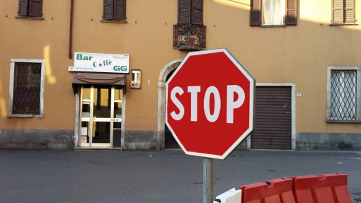 Il Bar Gigi di via Moneta a Lecco