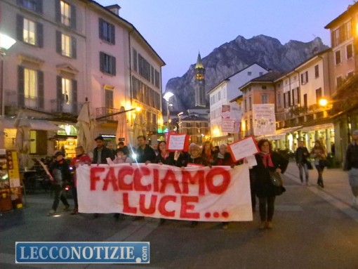 Il corteo lecchese contro la violenza sulle donne