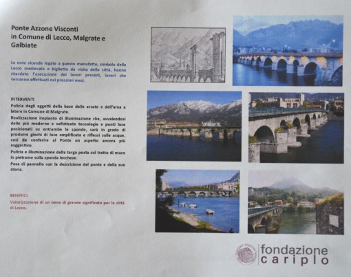 Il progetto di restauro per il ponte Azzone Visconti