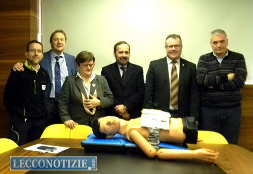 La presentazione del nuovo presidio salvavita