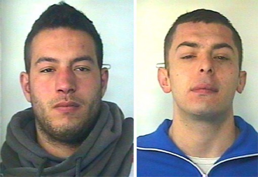 I due arrestati: Youssef Sila e Andrea Colombo