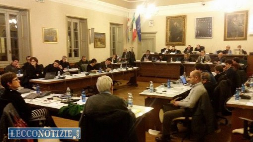 Il Consiglio Comunale riunito a Palazzo Bovara lunedì 29 febraio