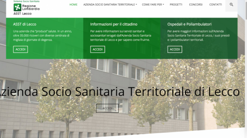 home page nuovo sito asst_2016