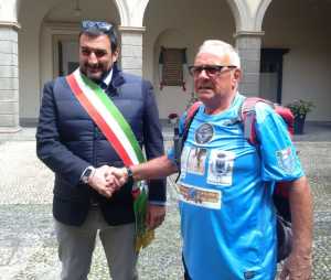  Alessandro Bellière insieme all'assessore Stefano Gheza