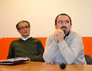Renato Ferrario, a sinistra, e Roberto Castagna, della Cooperativa Arcobaleno.
