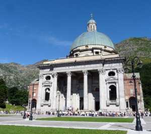 Il santuario di Oropa.