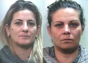 Le arrestate: Cris e Barbara Lucchesi